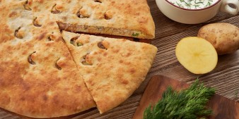 Осетинские пироги с картошкой и укропом