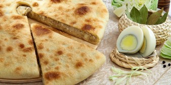 Осетинские пироги с капустой и яйцом